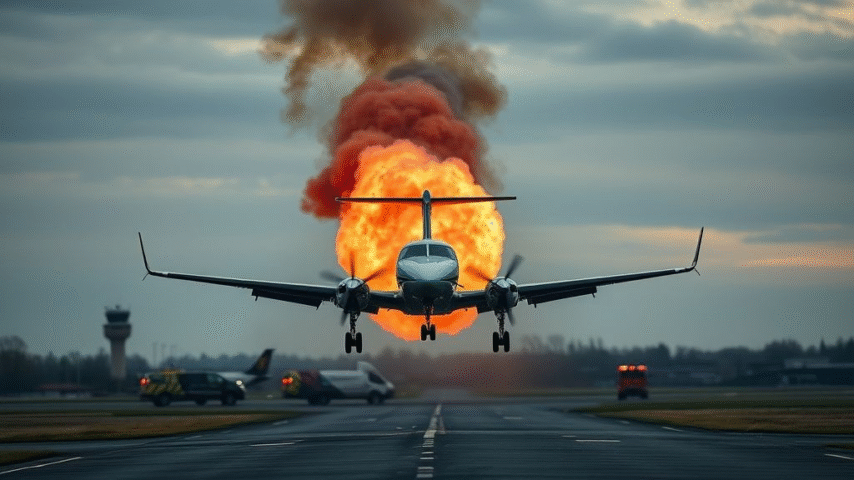 Read more about the article London Southend Airport Plane Crash: Tragic Incident Involving Beechcraft B200 Super King Air